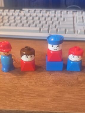 Vintage LEGO DUPLO Figures Lot | 1970s 1980s Retro People